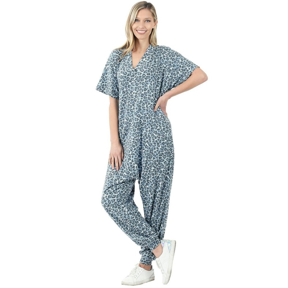 Zenana SUPER SOFT french terry Comfy playsuit jogger